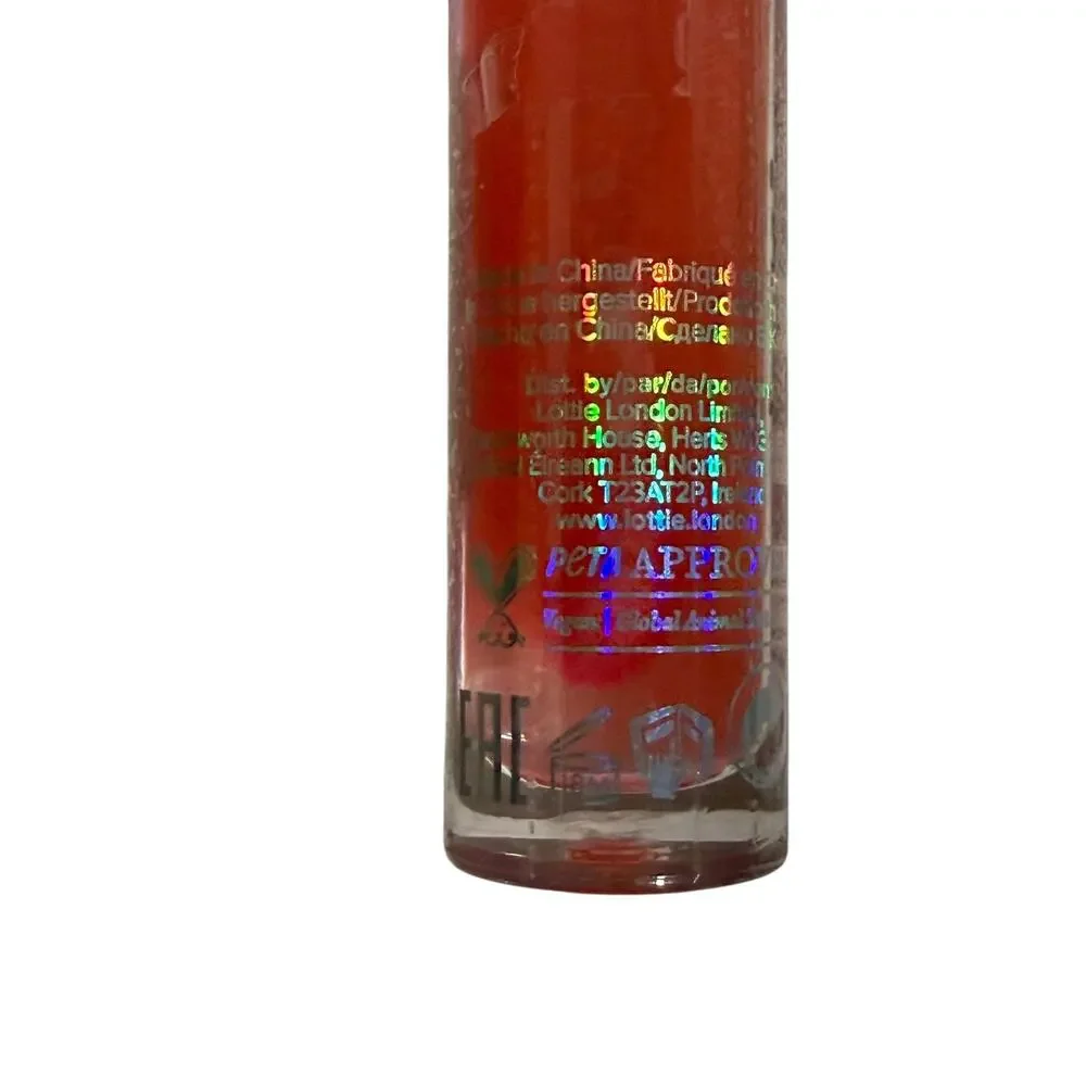 LOTTIE Lip Oil Oil Slick Peachy Cheeks NEW
